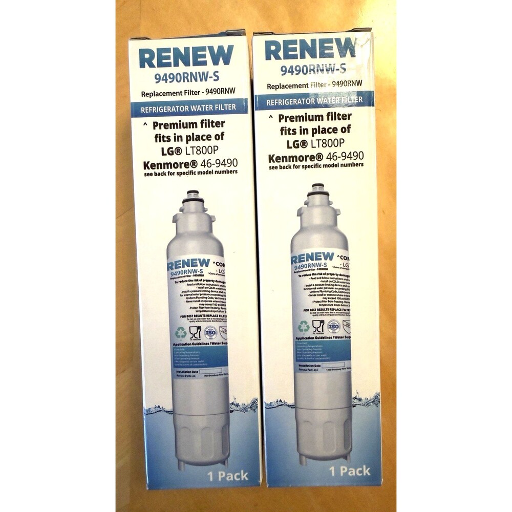 Replacement Filter 9490RW-S for LG LT800P and Kenmore 46-9490 Refrigerator Lot 2